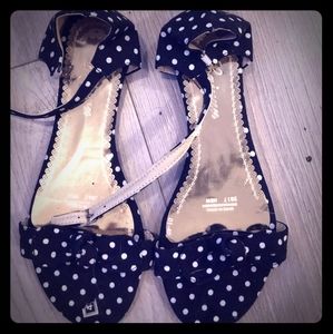 Polka dot sandals